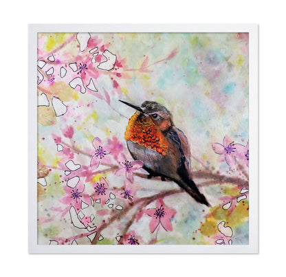 Cherry Blossom Hummingbird