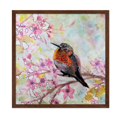 Cherry Blossom Hummingbird