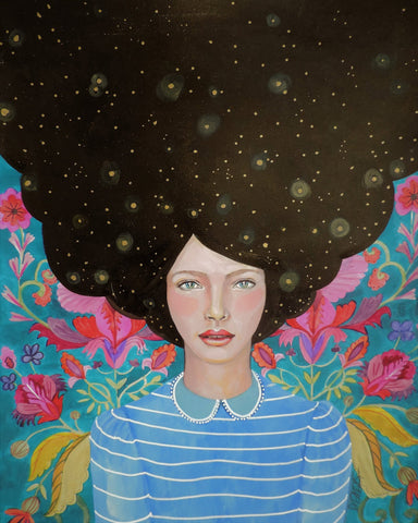 Cosmic Hair Portrait