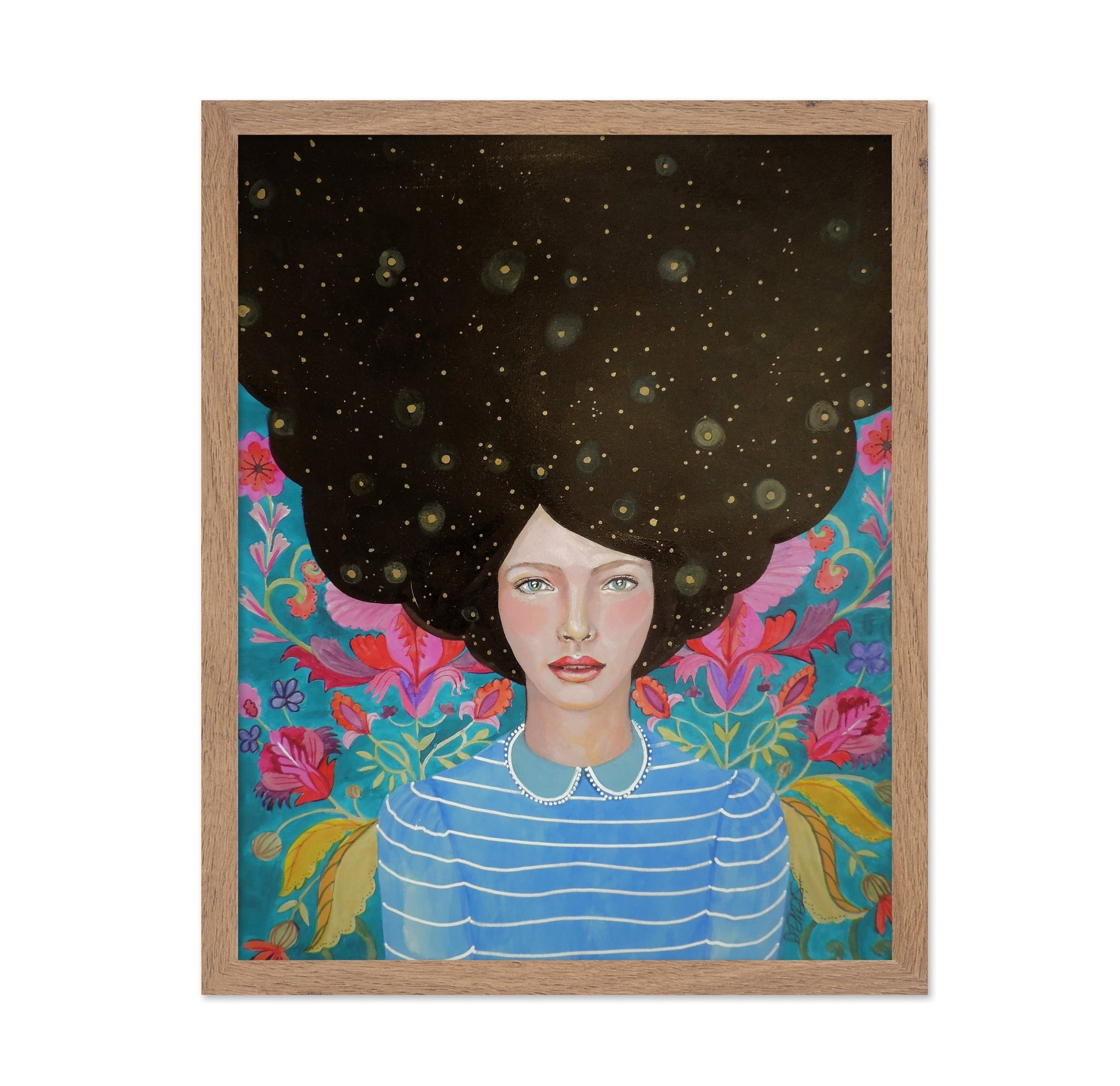 Cosmic Hair Portrait