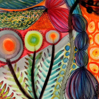 Vibrant Garden Abstract