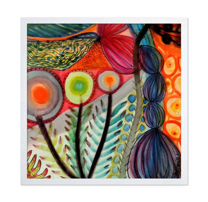 Vibrant Garden Abstract