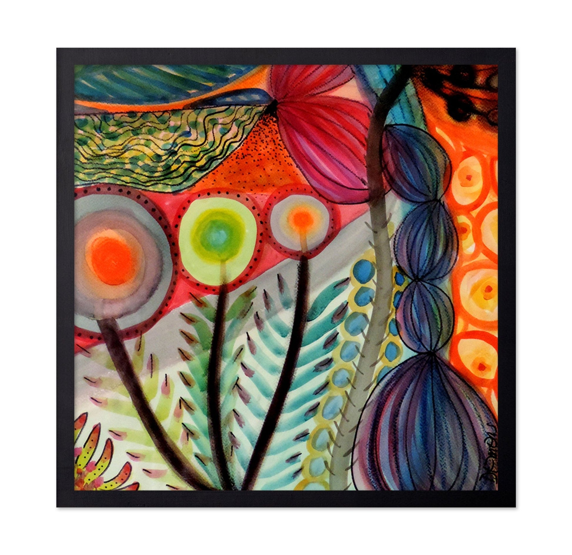 Vibrant Garden Abstract