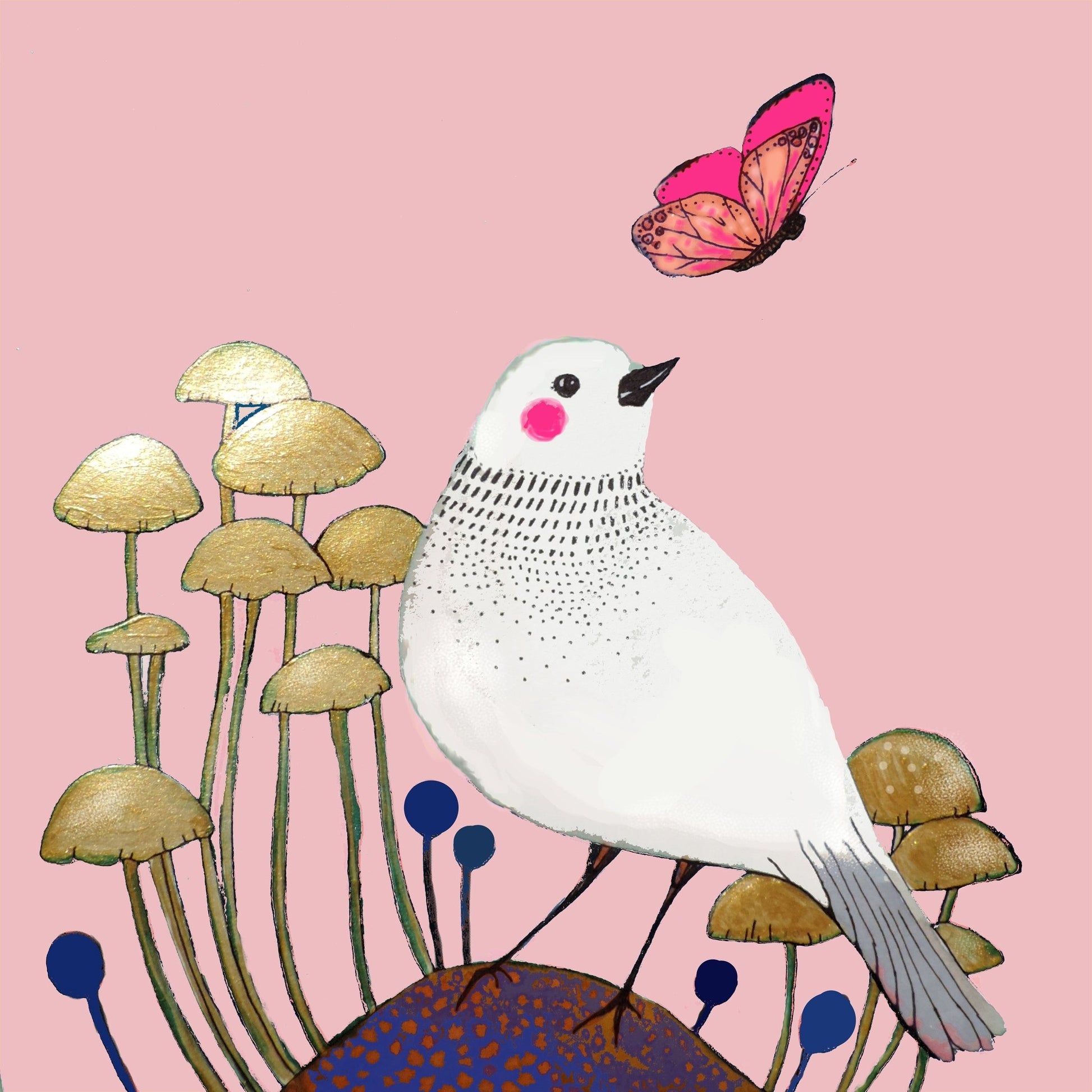 White Bird Mushroom Garden