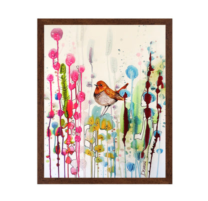 Robin In Color Garden