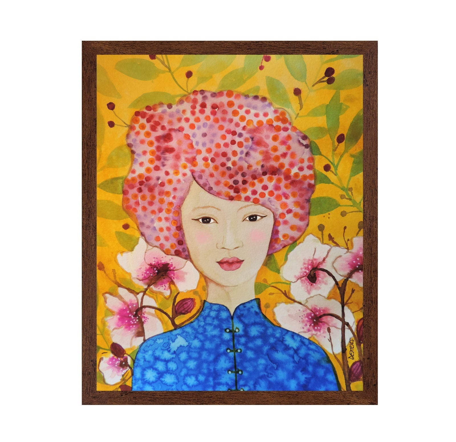 Floral Portrait Woman No3