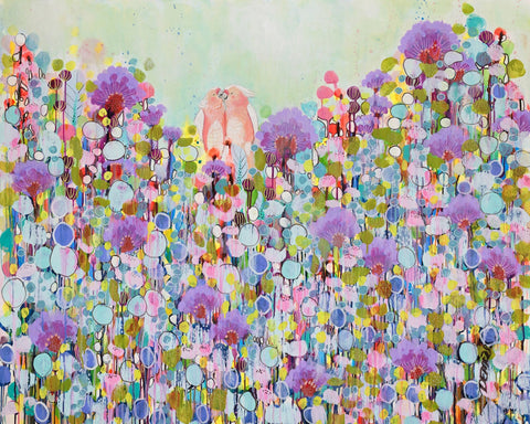 Lovebirds In Bloom
