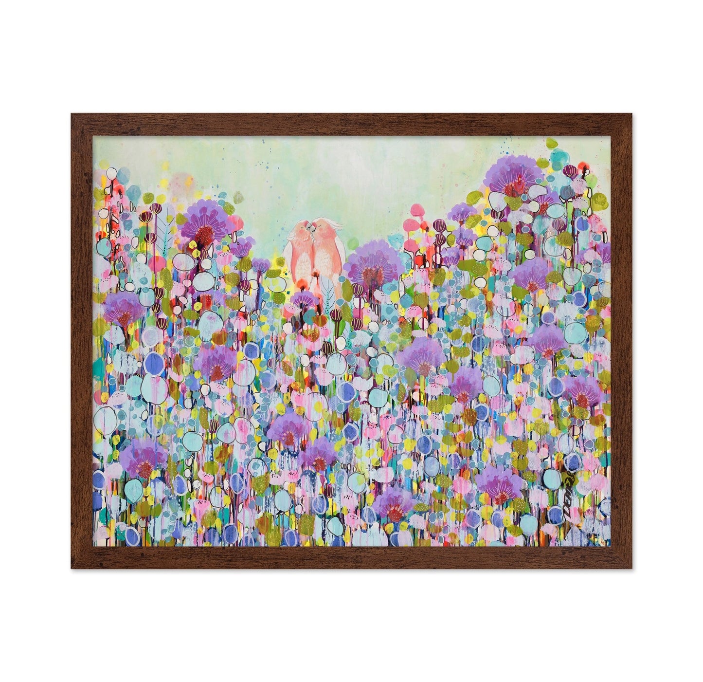 Lovebirds In Bloom