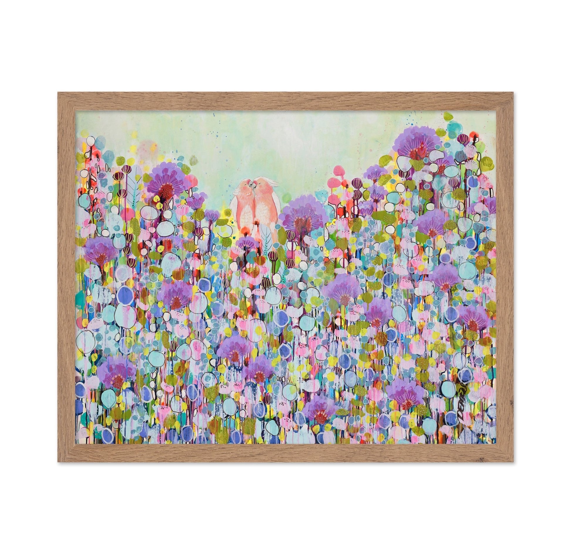 Lovebirds In Bloom
