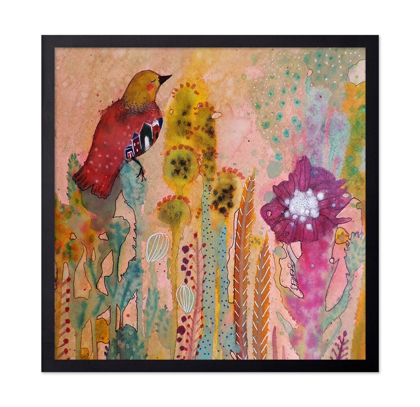 Dreamy Bird Meadow No2