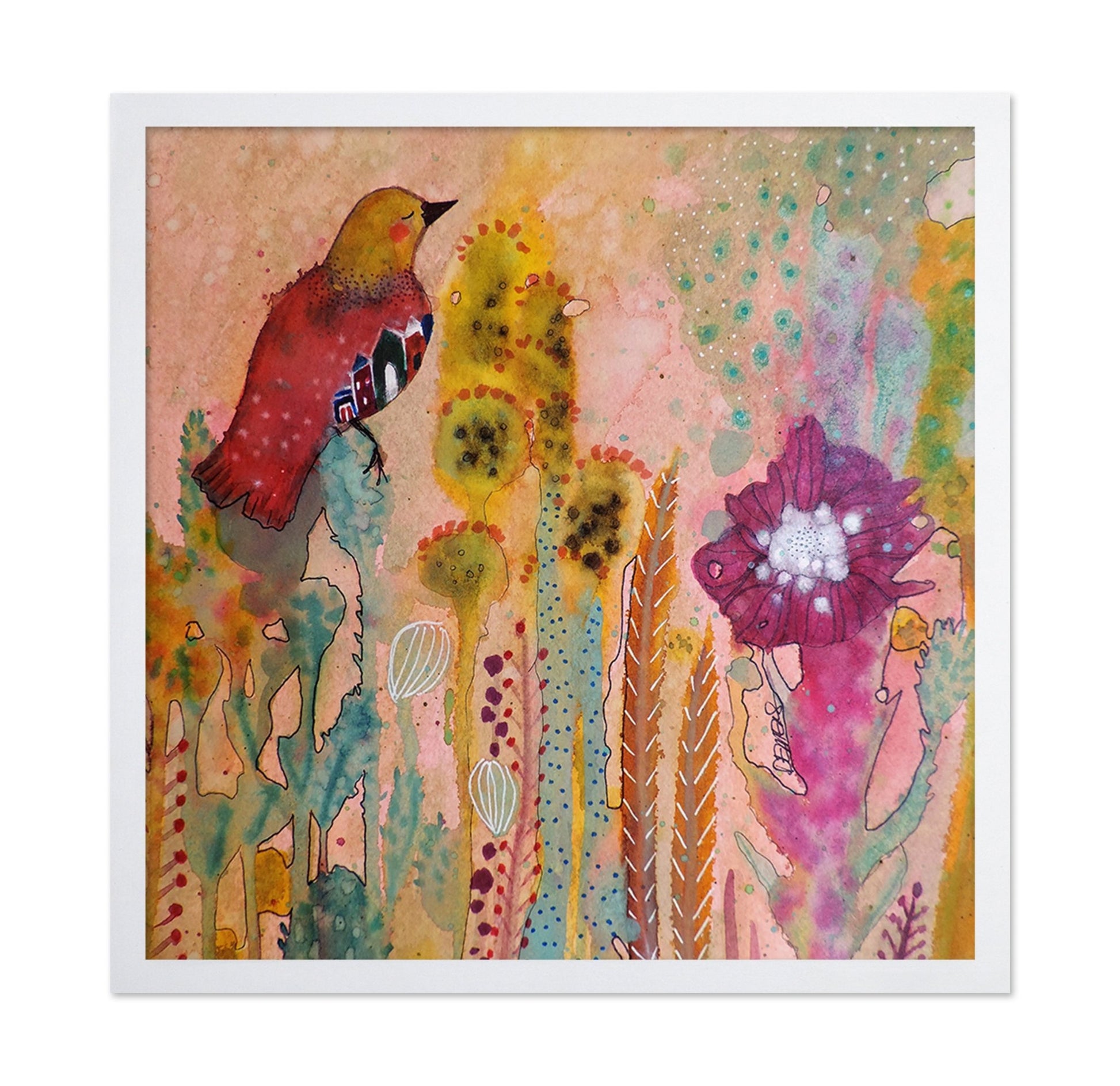Dreamy Bird Meadow No2