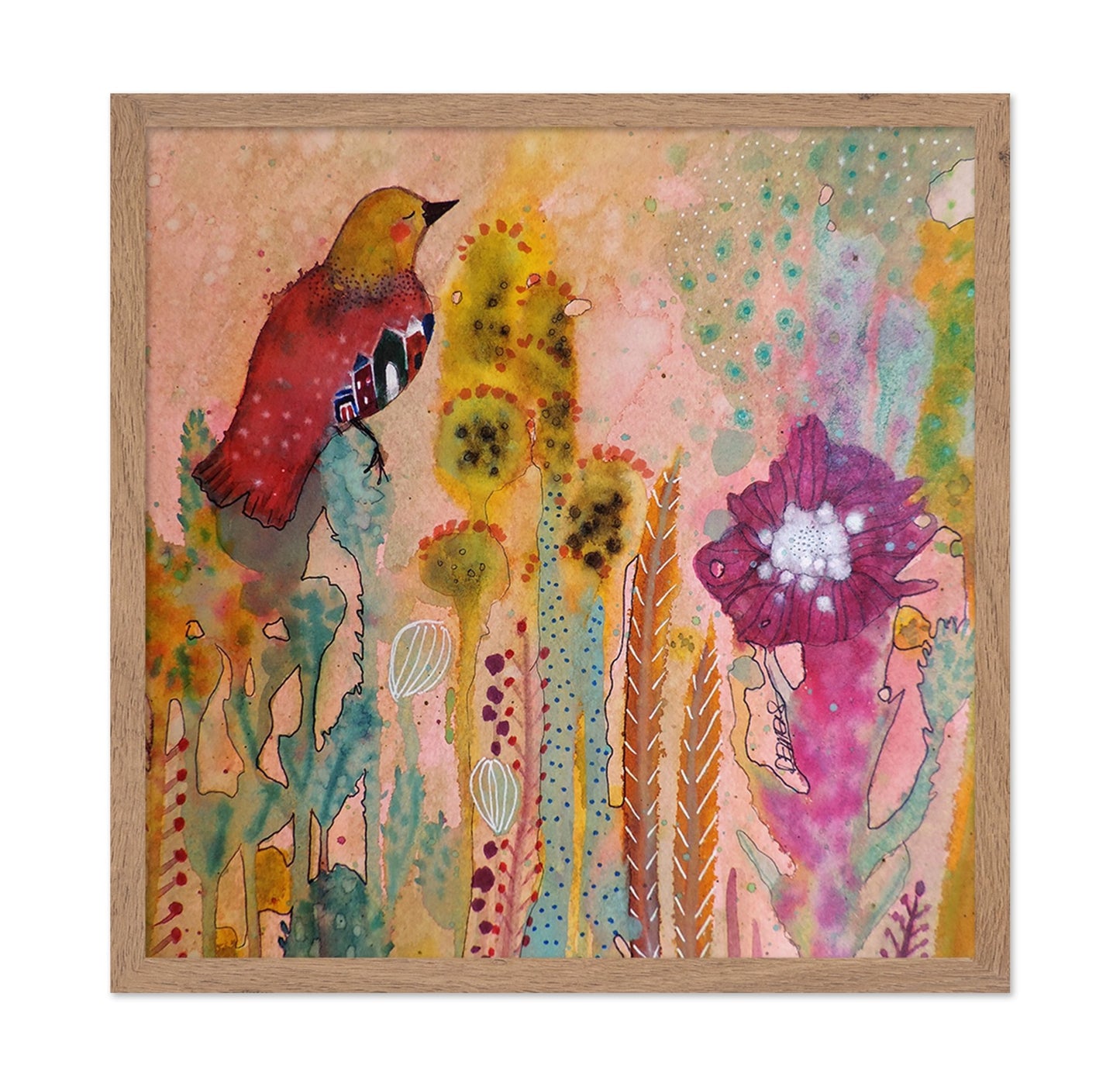 Dreamy Bird Meadow No2