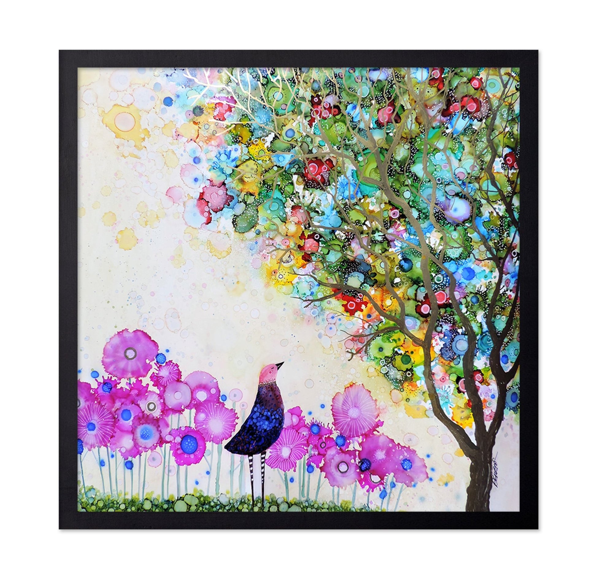Colorful Bird Garden No4