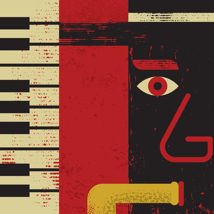 Abstract Music Face