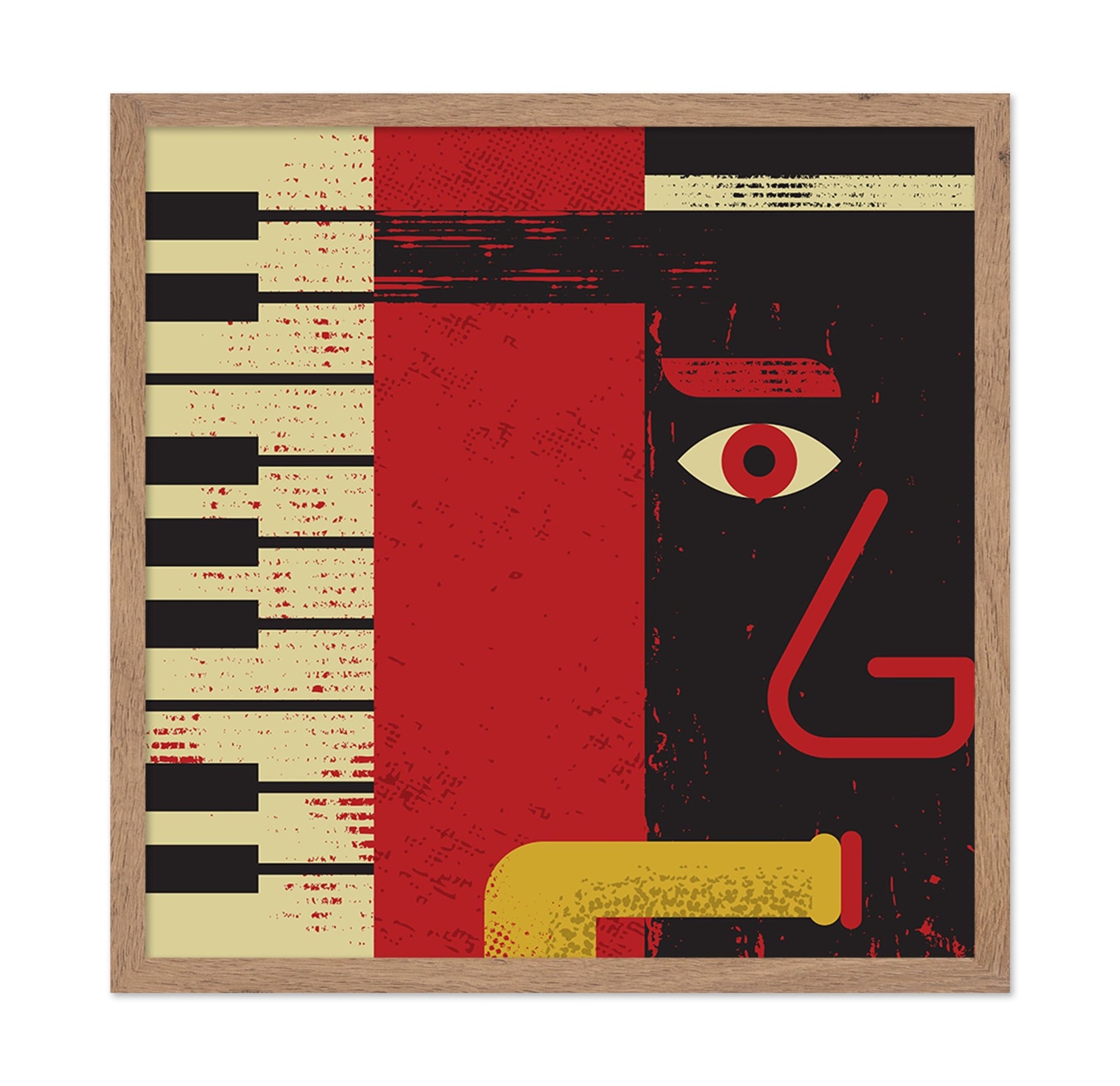 Abstract Music Face