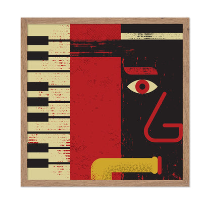 Abstract Music Face