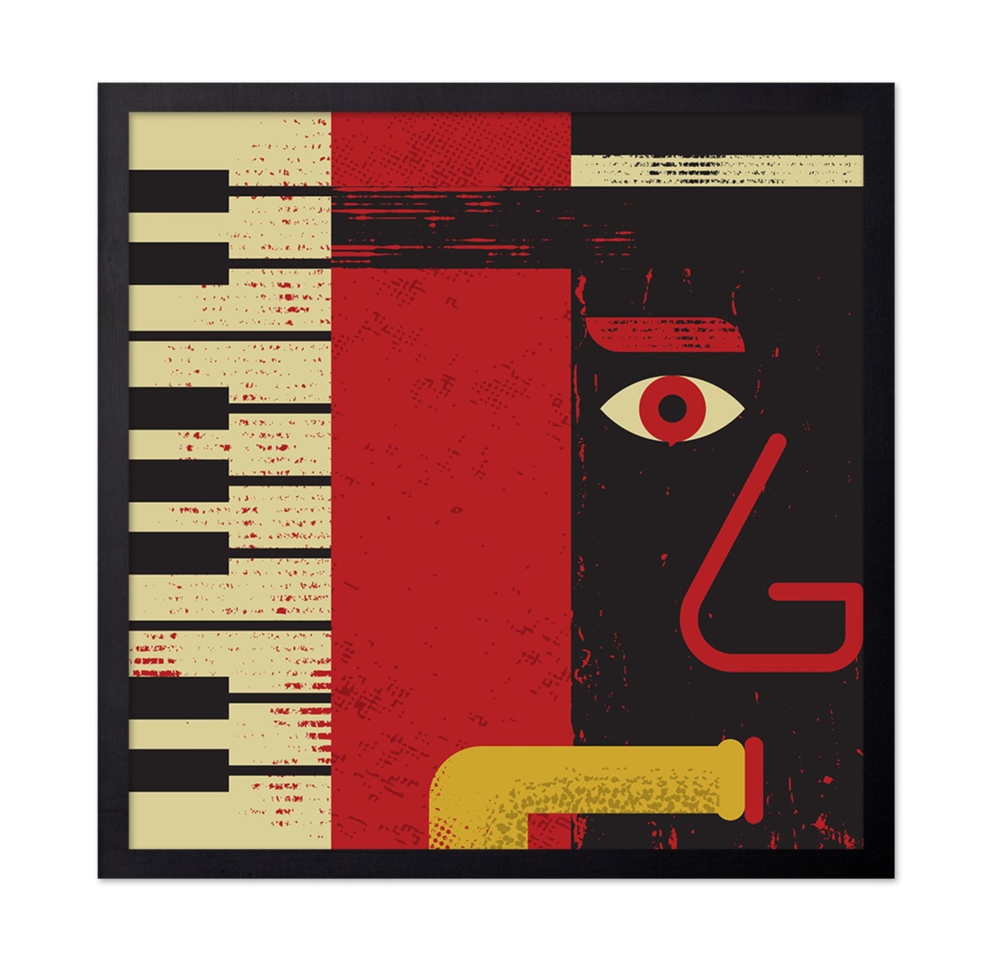 Abstract Music Face