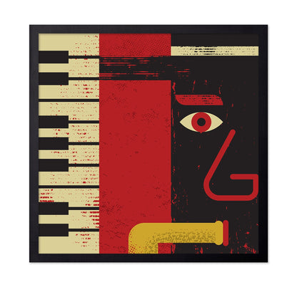 Abstract Music Face