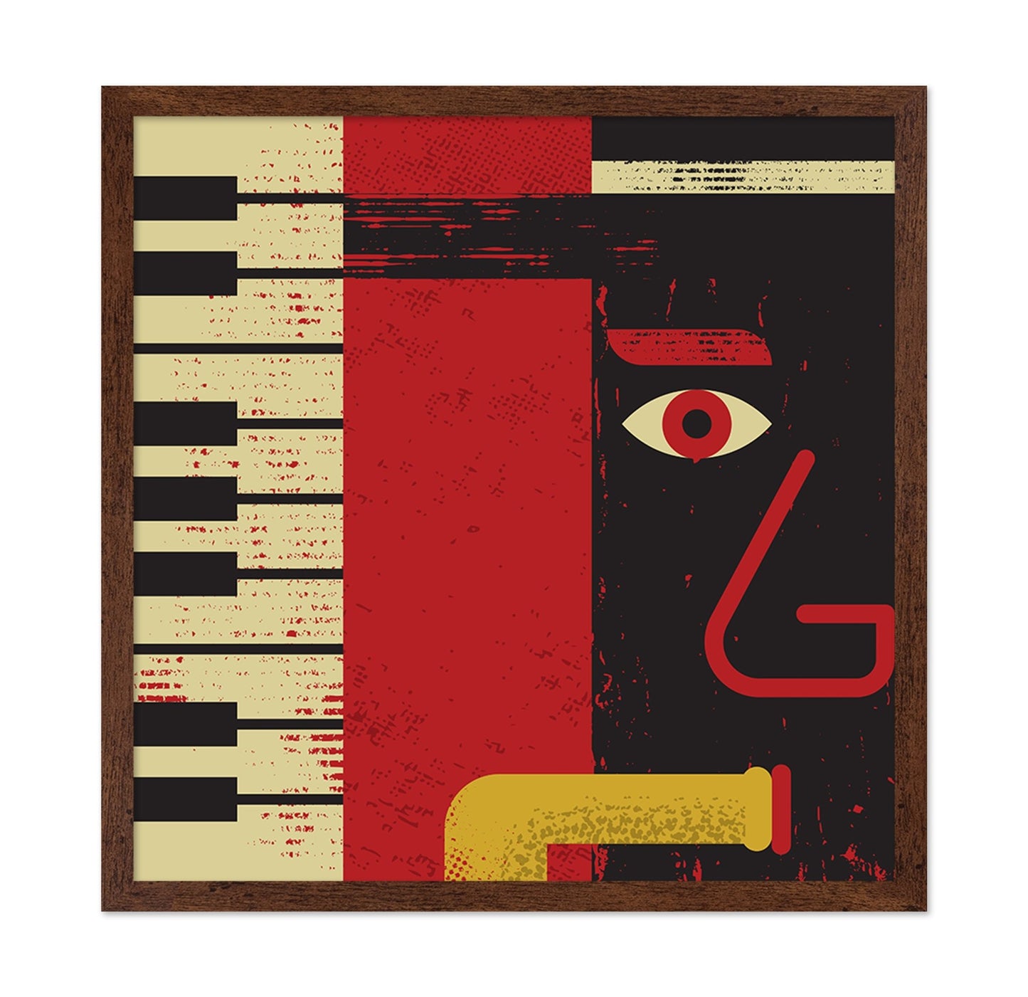 Abstract Music Face