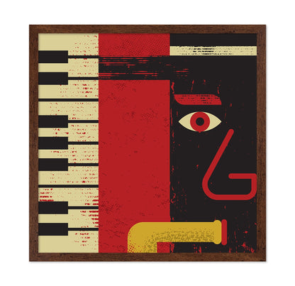 Abstract Music Face