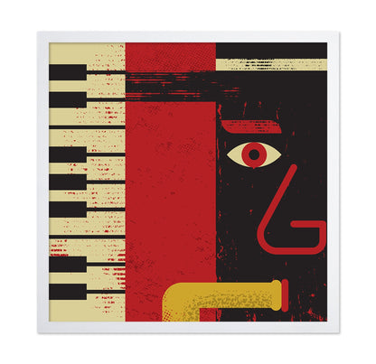 Abstract Music Face