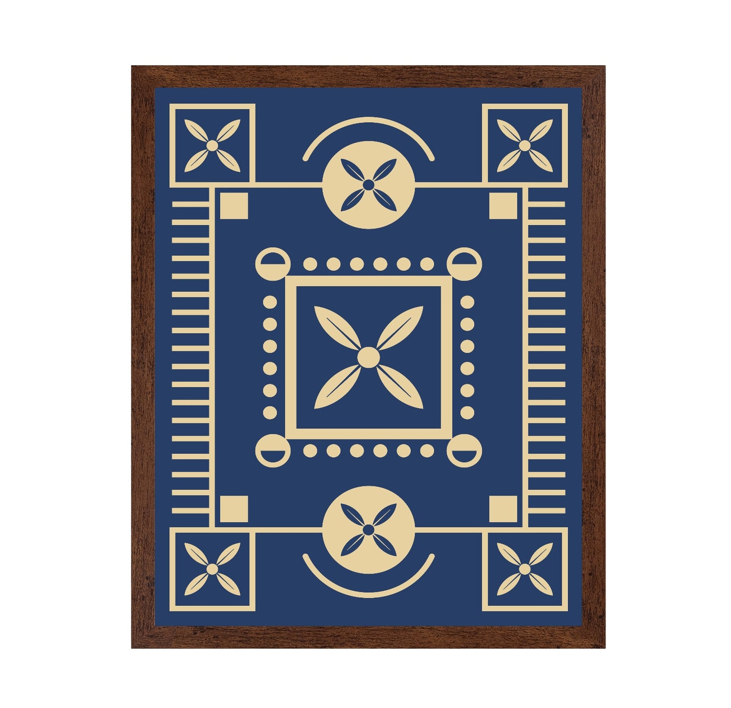 Blue Geometric Pattern
