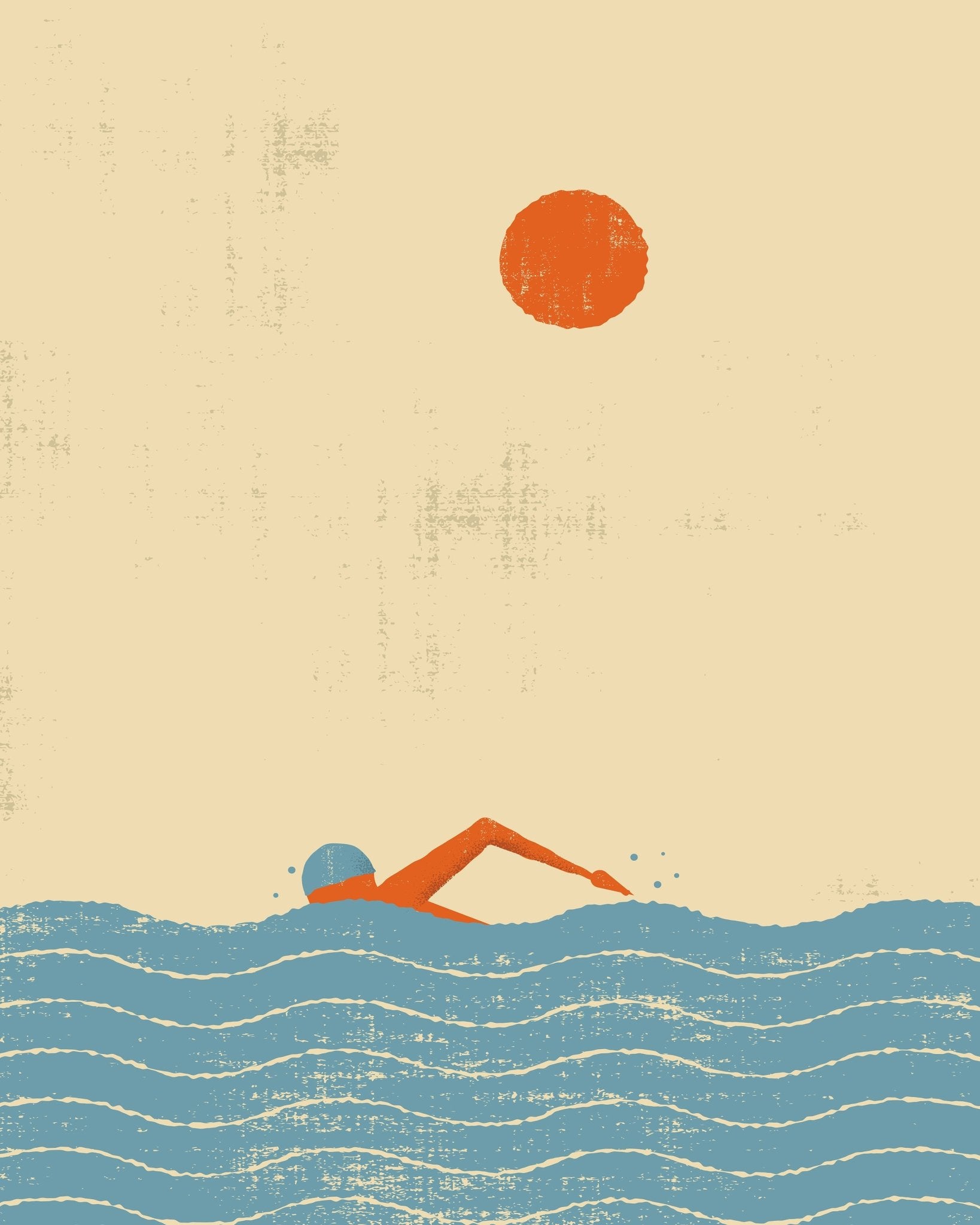 Ocean Swim Sunrise