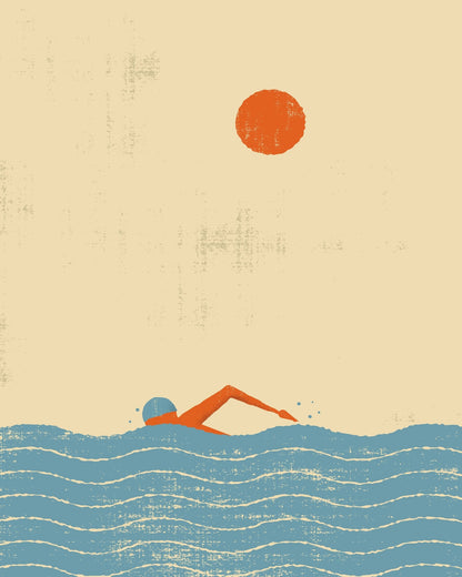 Ocean Swim Sunrise