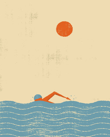 Ocean Swim Sunrise