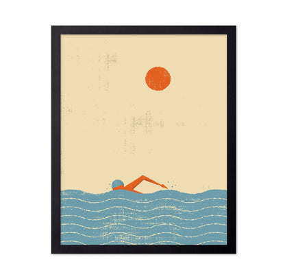 Ocean Swim Sunrise