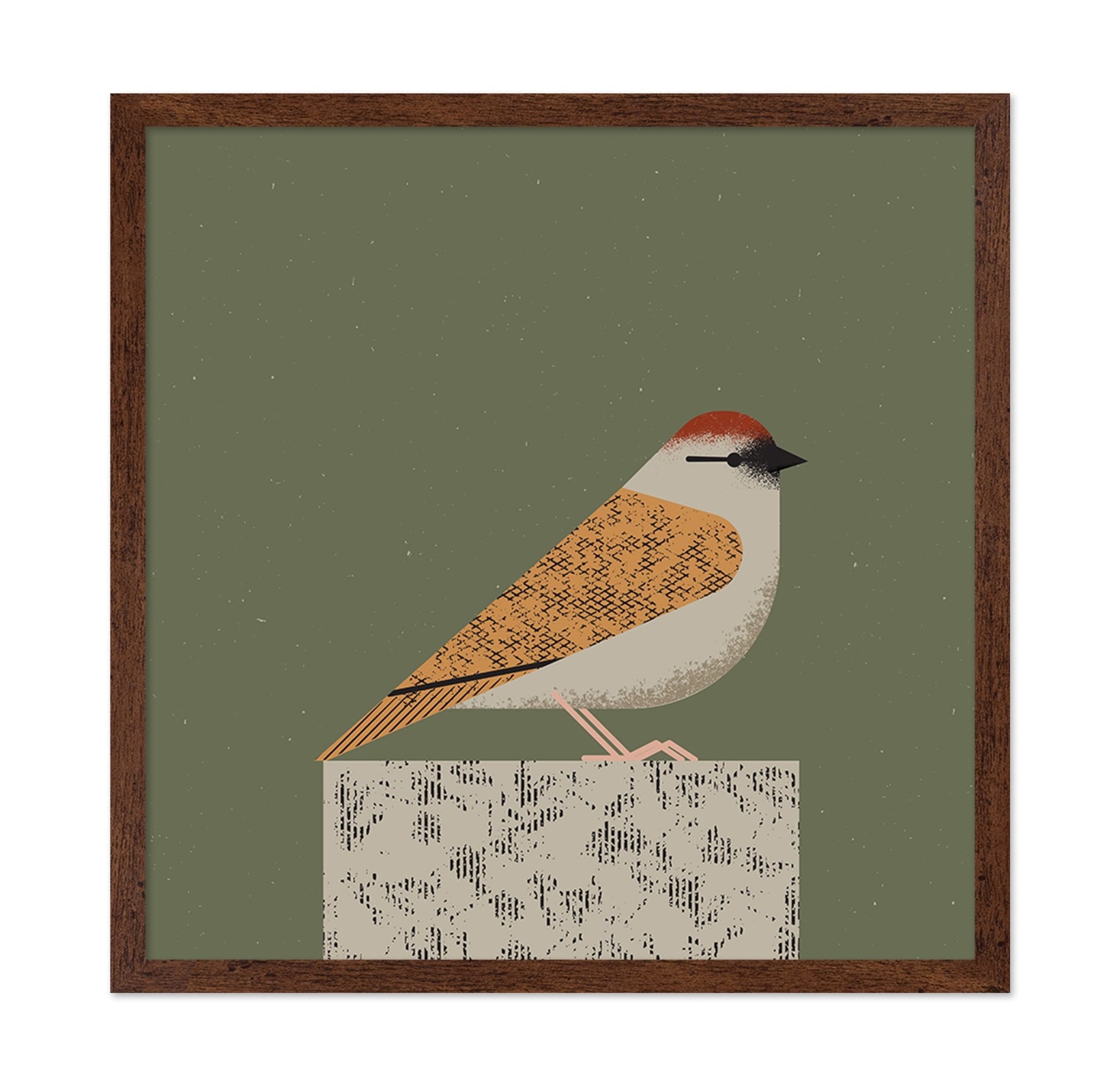 Perched Songbird