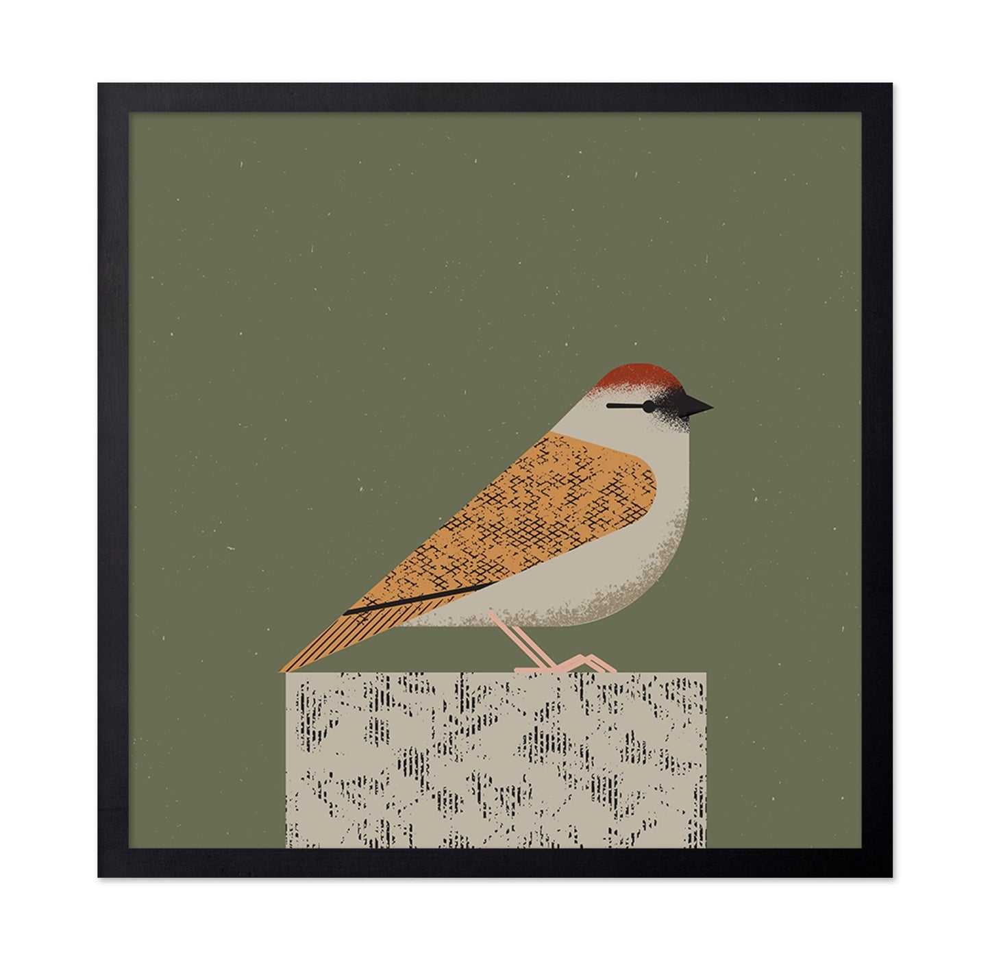 Perched Songbird