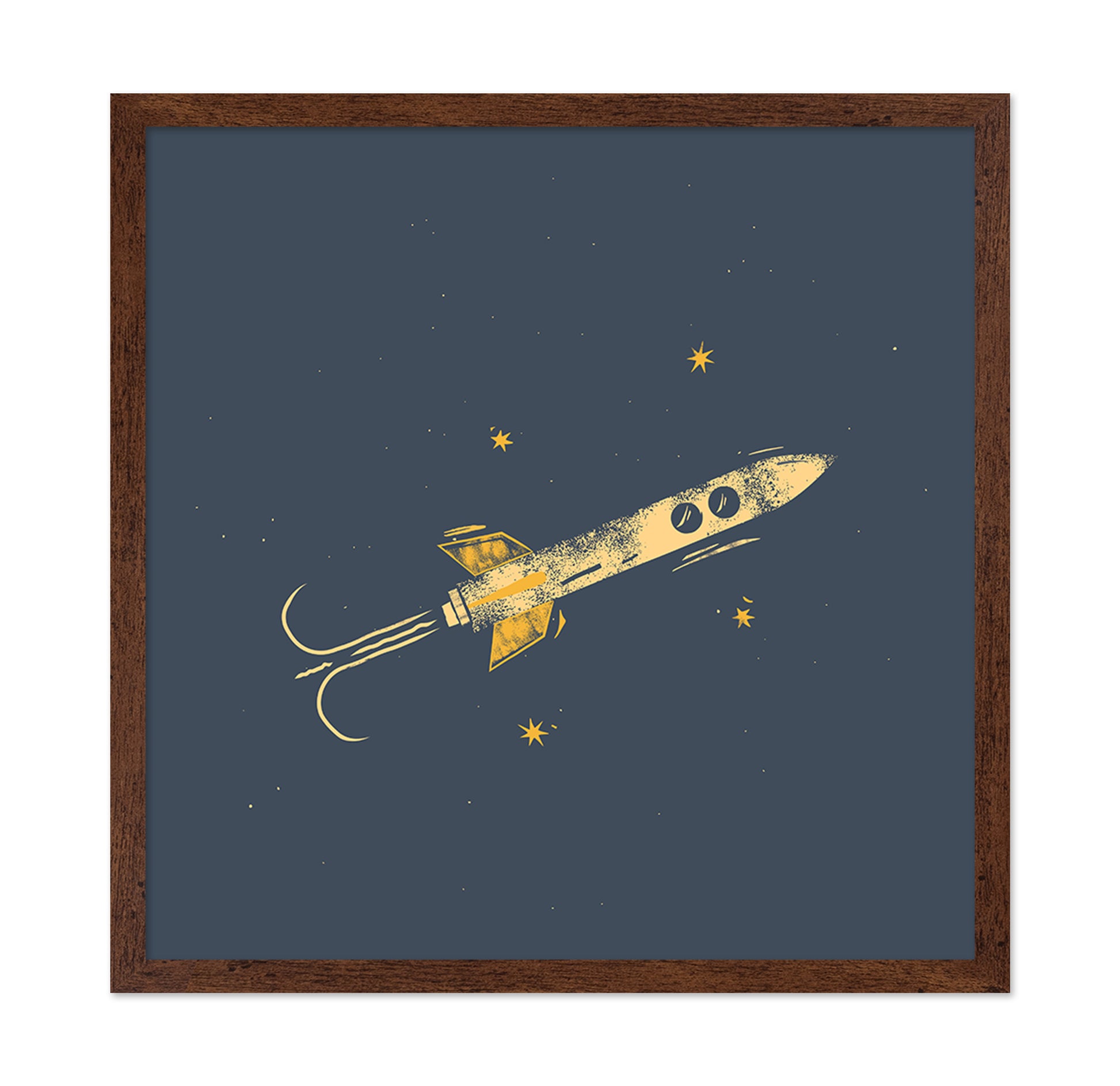 Retro Space Rocket