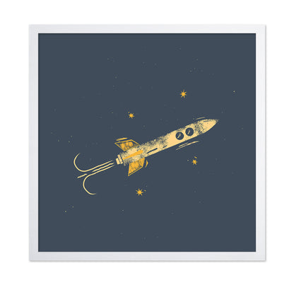Retro Space Rocket