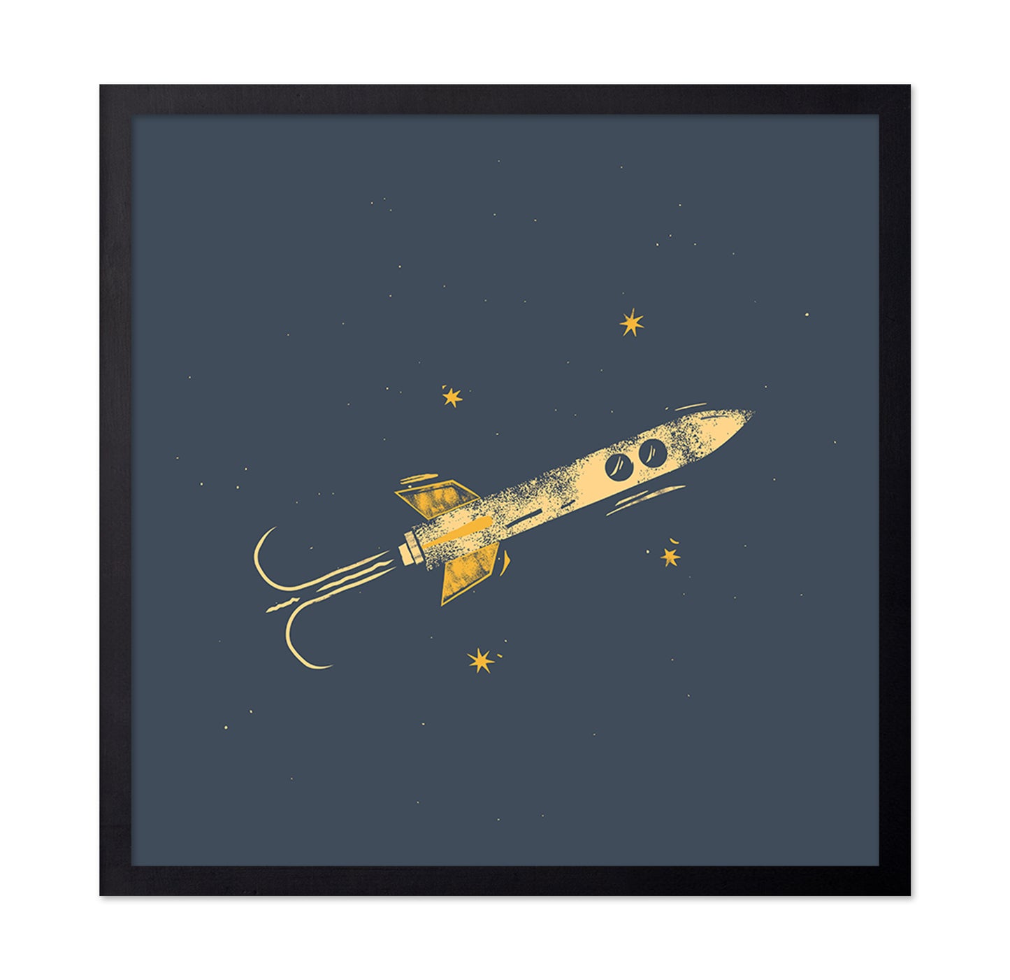 Retro Space Rocket