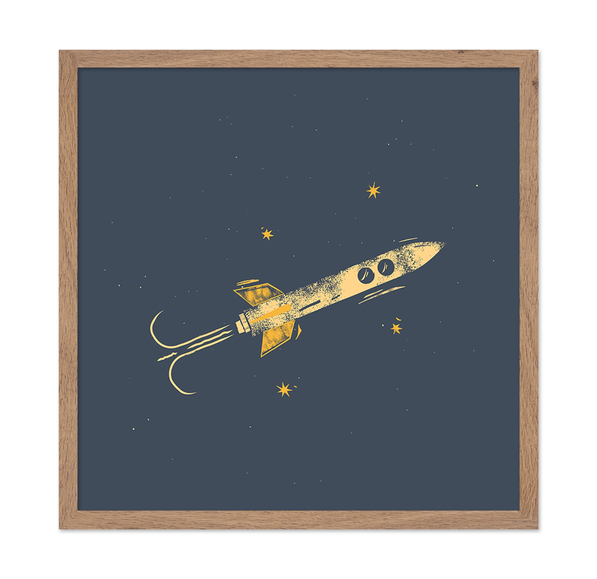 Retro Space Rocket