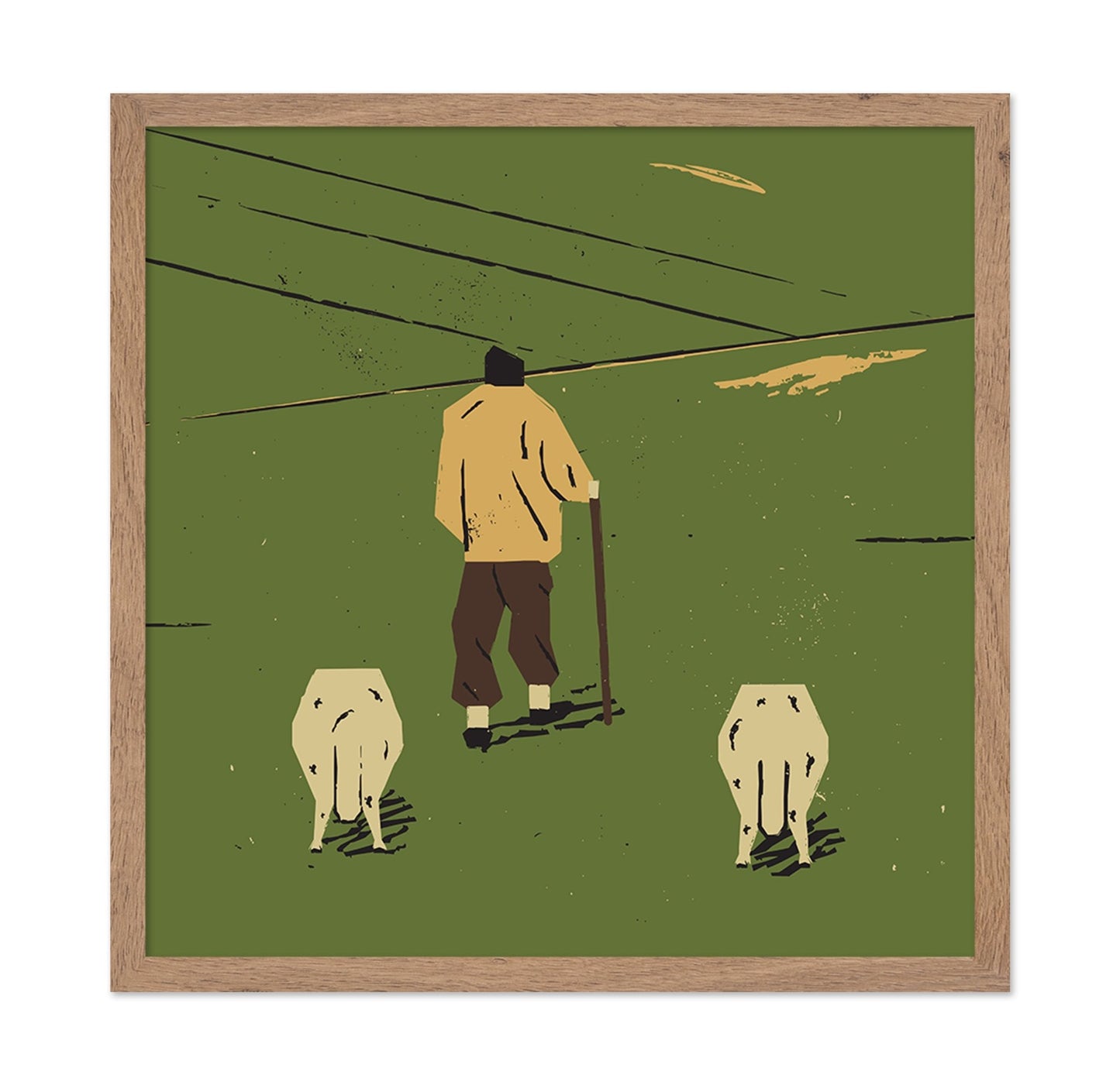 Shepherd In Fields