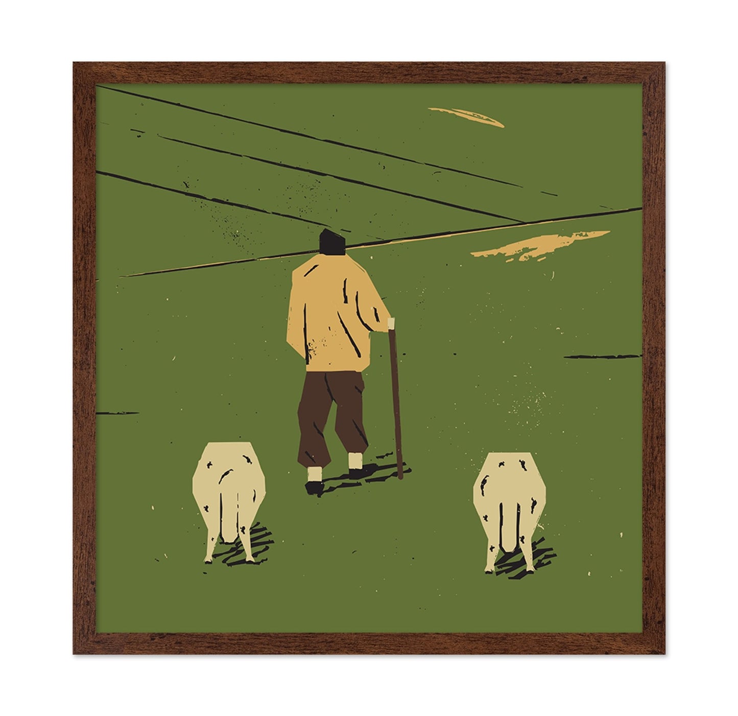 Shepherd In Fields