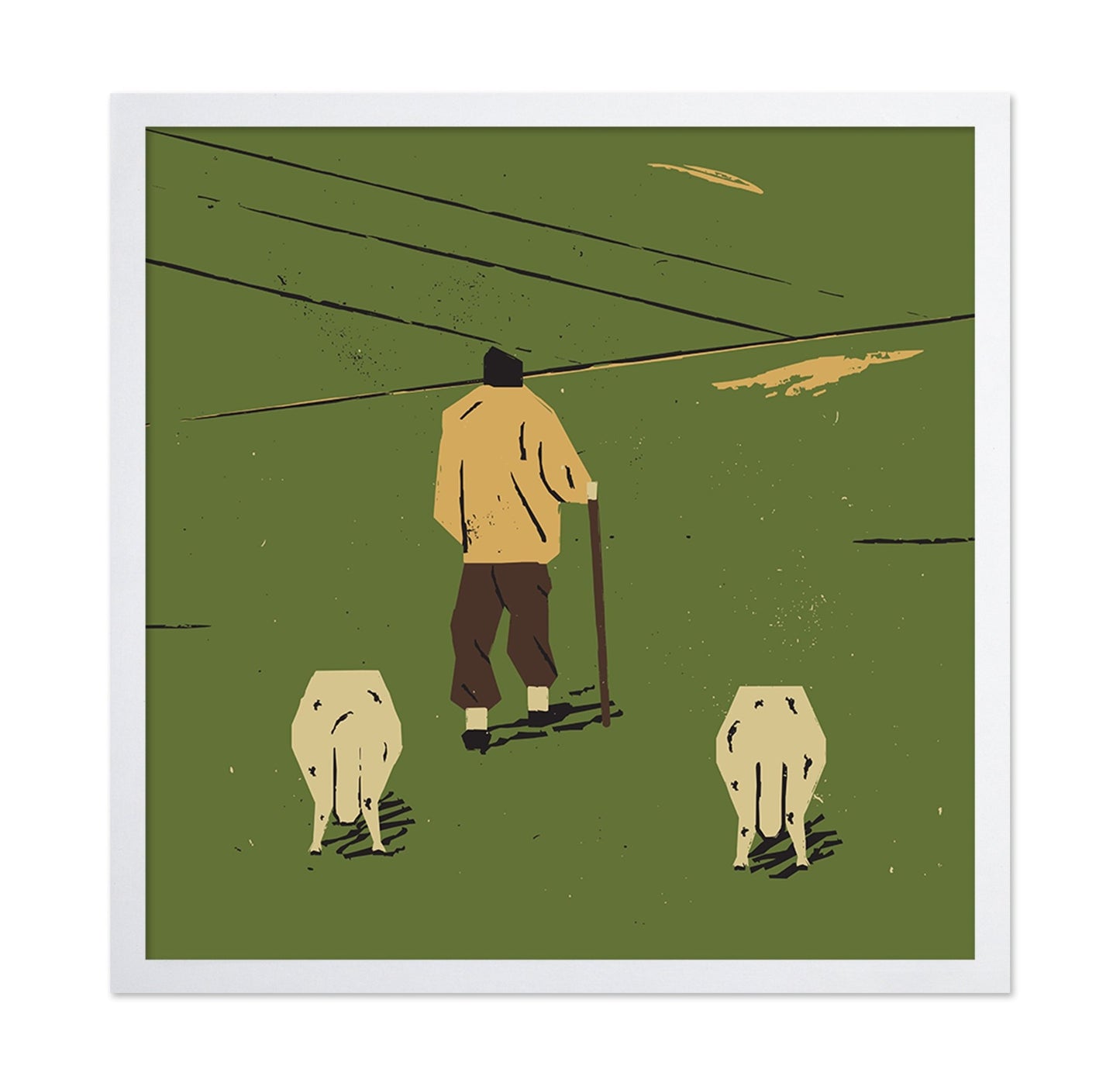 Shepherd In Fields