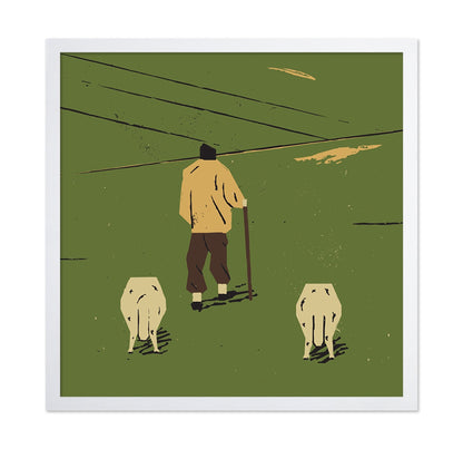 Shepherd In Fields