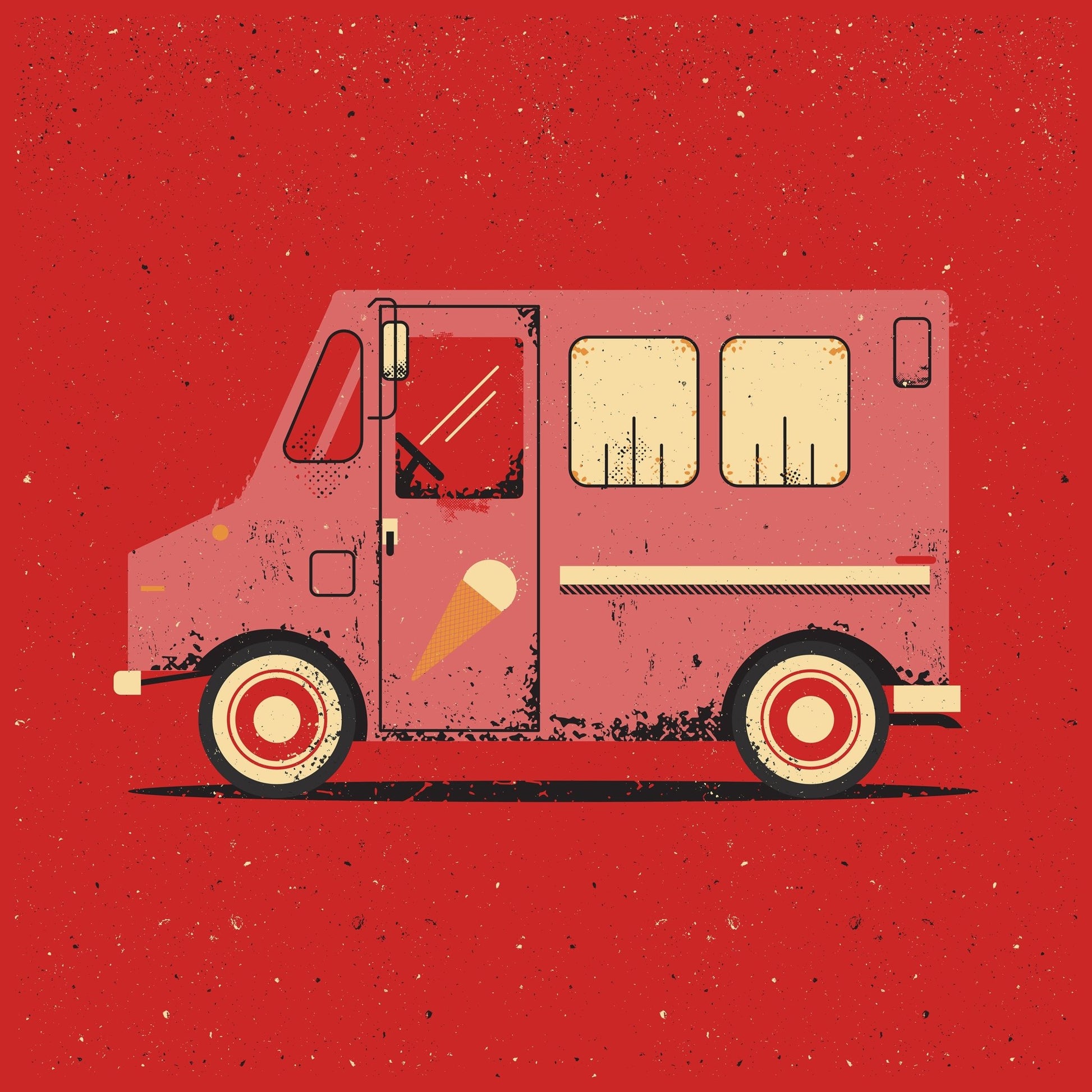 Ice Cream Truck Retro