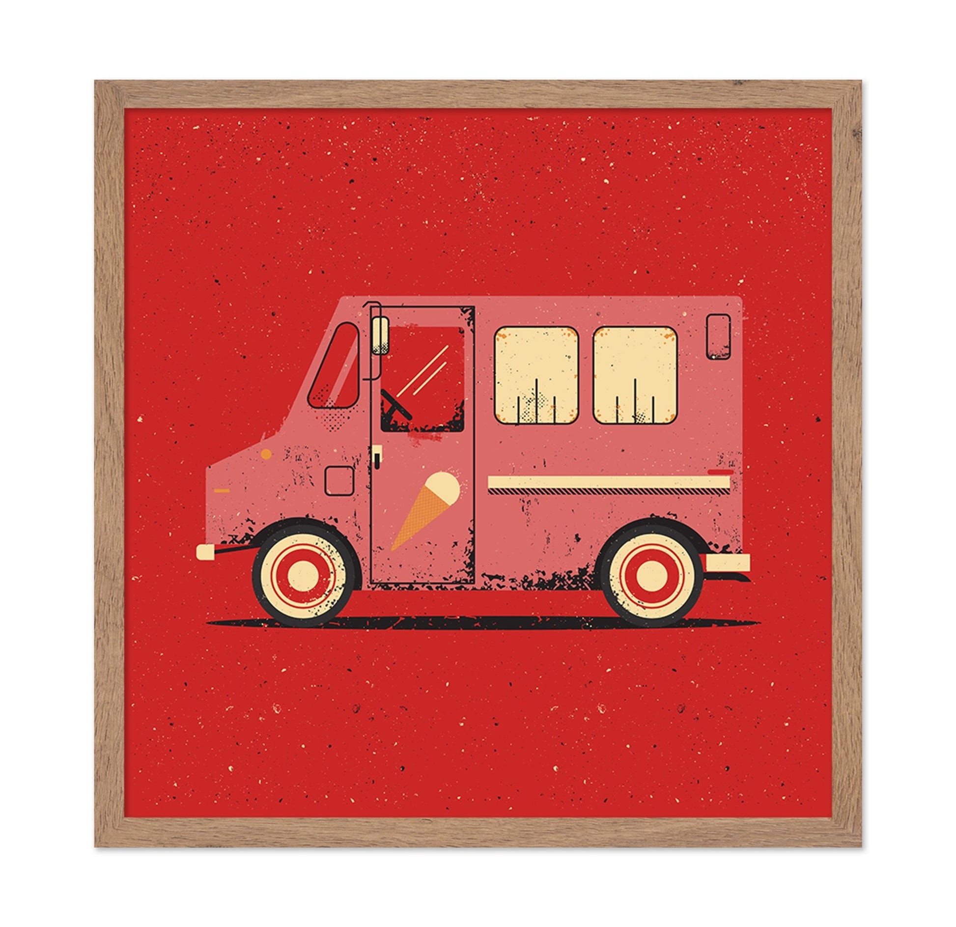 Ice Cream Truck Retro