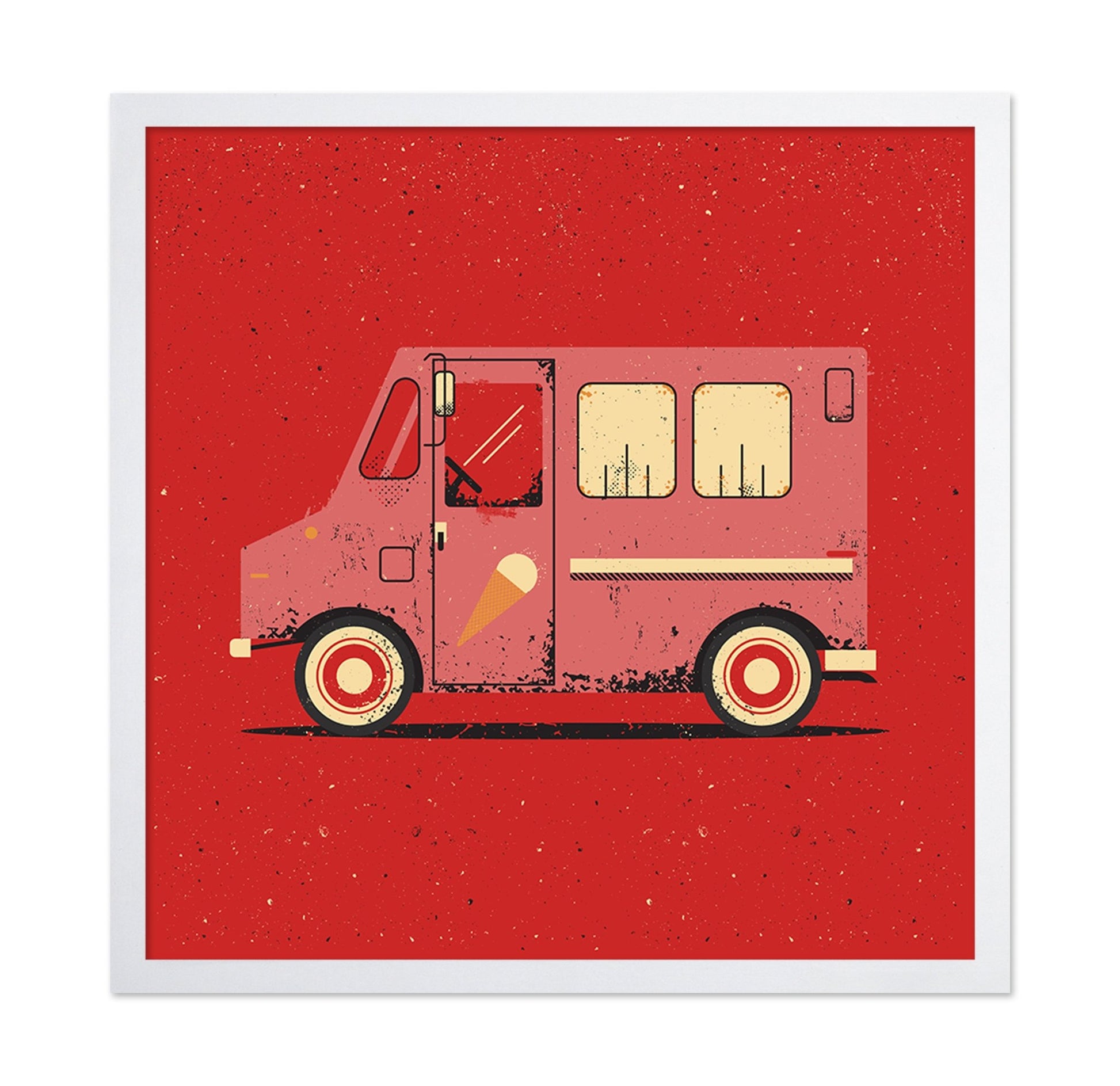 Ice Cream Truck Retro