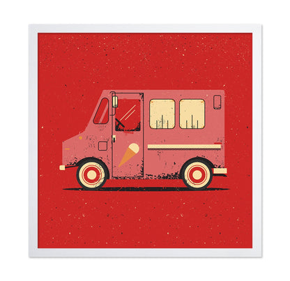 Ice Cream Truck Retro