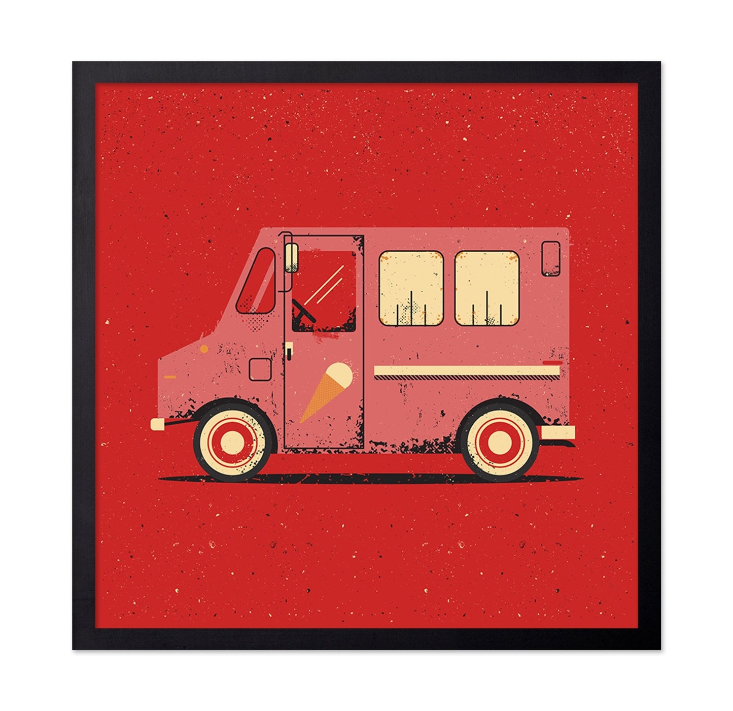 Ice Cream Truck Retro