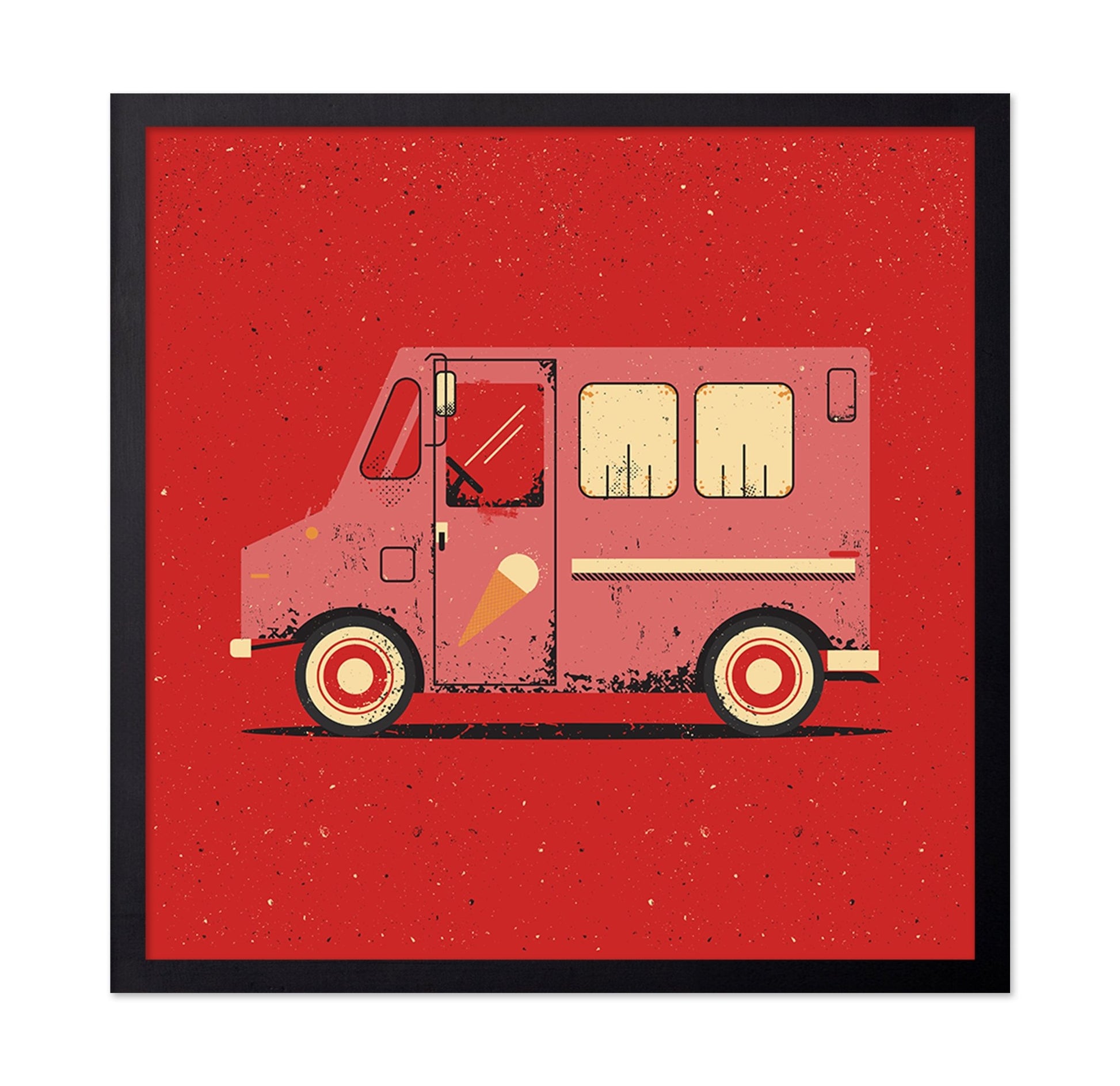 Ice Cream Truck Retro
