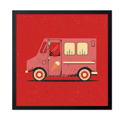 Ice Cream Truck Retro