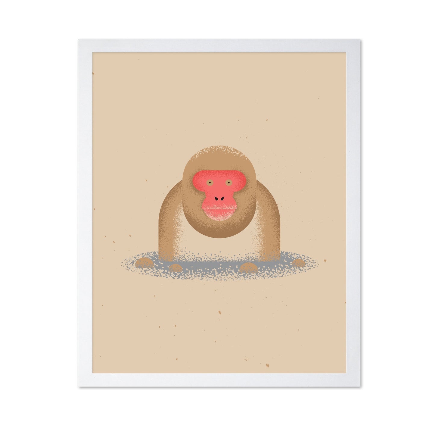 Curious Monkey Face
