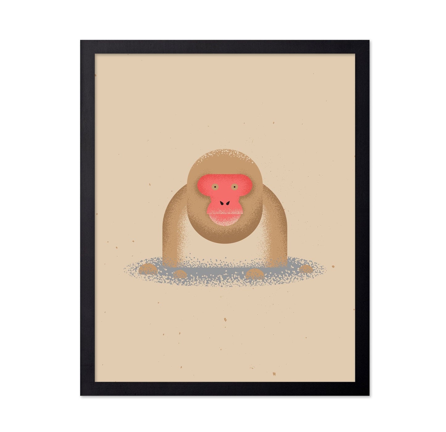 Curious Monkey Face