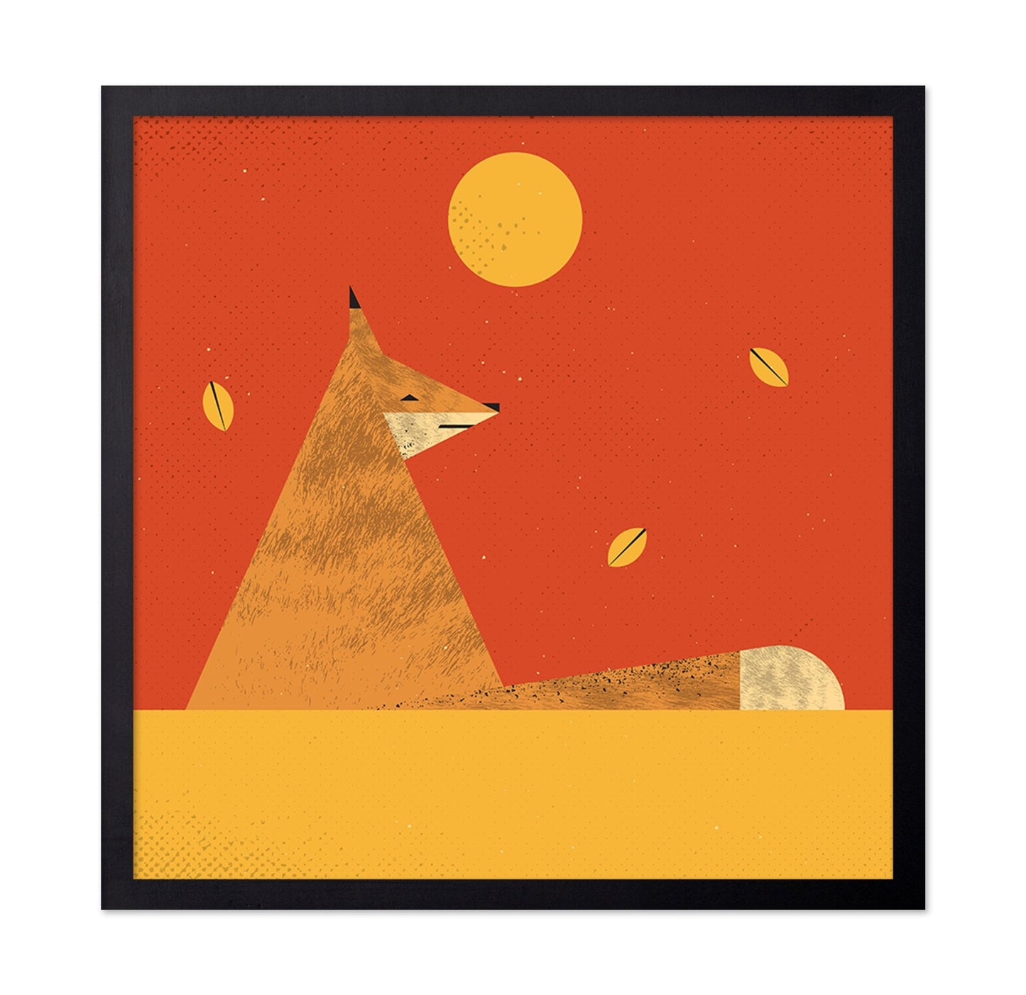 Fox In Autumn Sun